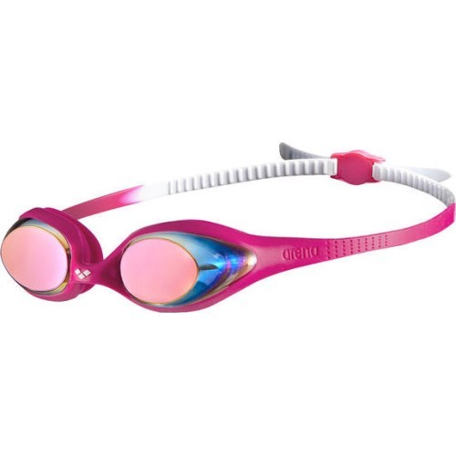 Plaukimo akiniai Arena Spider Mirror Jr, rožiniai