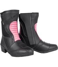 Moteriški odiniai moto batai W-Tec Beckie W-5036 - Juoda, rožinė