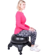 Kėdė su kamuoliu pusiausvyros lavinimui inSPORTline G-Chair Basic