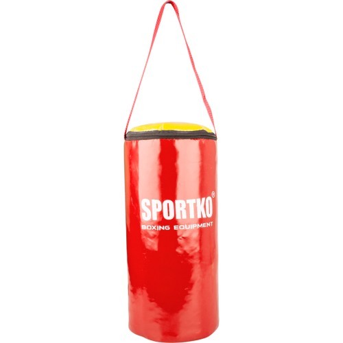 Children’s Punching Bag SportKO MP10 19x40cm - Red-Yellow