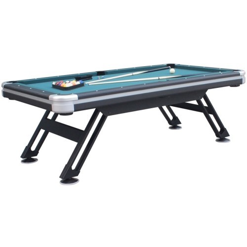 Pool Table Dynamic Sydney II - Black-Silver, 7ft