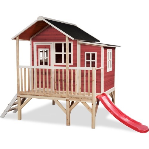 EXIT Loft 350 wooden playhouse - red