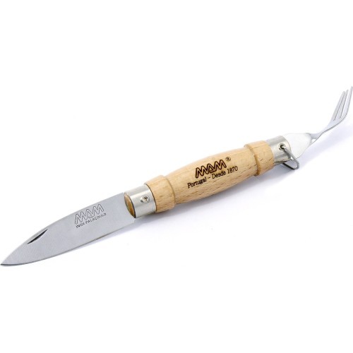 Sulankstomas peilis su šakute MAM Traditional 2020, 6.1cm