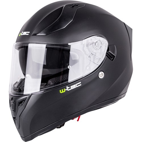 Integral Motorcycle Helmet W-TEC V128 Solid - Matte Black