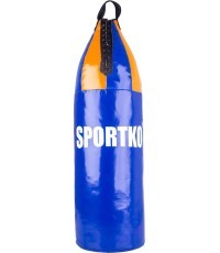 Bokso maišas vaikams SportKO MP8 24x70cm - Mėlyna, oranžinė