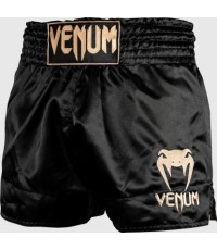 Muay Thai šortai Venum Classic - Black/Gold