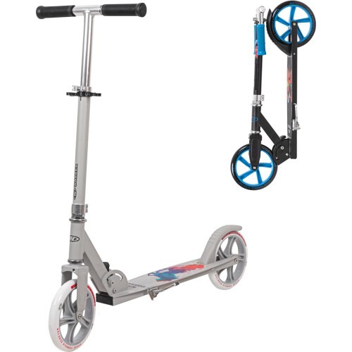 Worker Molden folding scooter (up to 100kg) - Grey-Red
