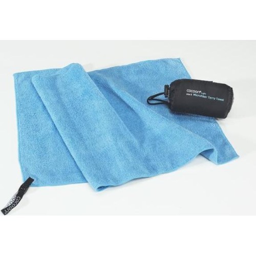Microfiber Terry Towel Cocoon, Blue, Size L