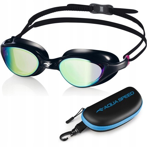 Swimming goggles VORTEX MIRROR  in  hard case - 79