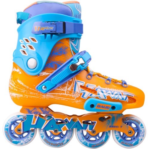Fixed roller skates Baud BD276 - Blue-Orange