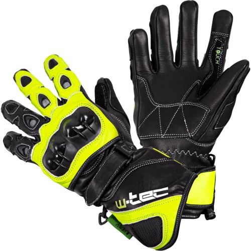 Мотоциклетные перчатки W-TEC Supreme EVO - Black-Green