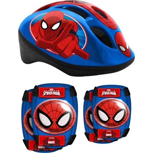 Vaikiškas šalmas ir apsaugos Spiderman