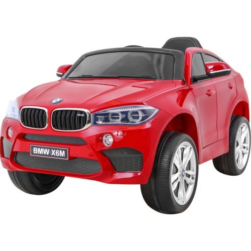 Transporto priemonė BMW X6M dažytas raudonai