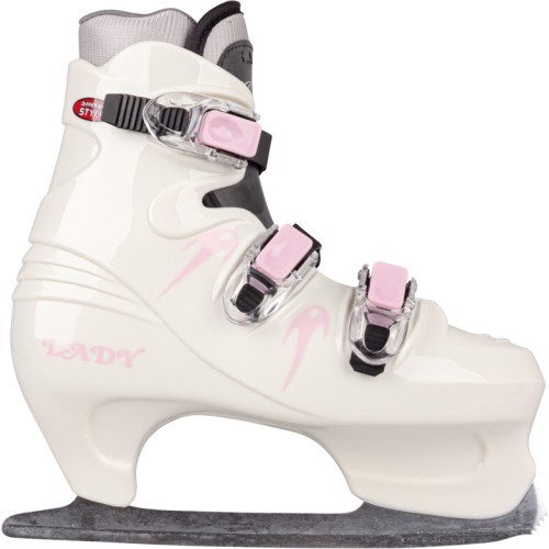 Ledo čiuožyklos Spartan Lady - Balta, rožinė