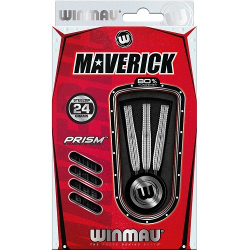 Winmau Maverick 80% tungsten steel tip darts