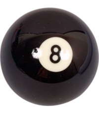 Aramith No.8 single pool ball 57.2mm