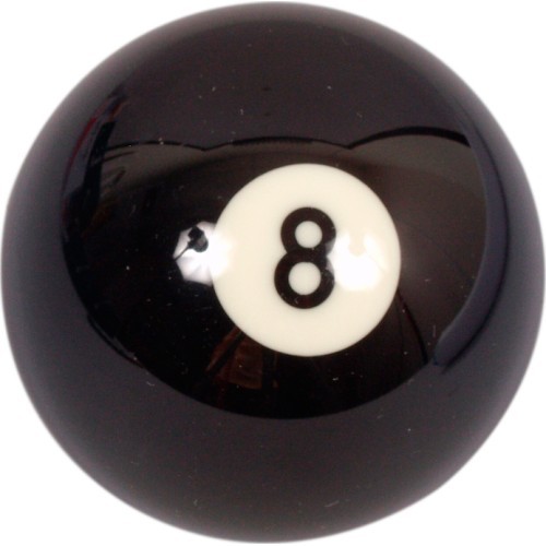 Aramith No.8 single pool ball 57.2mm