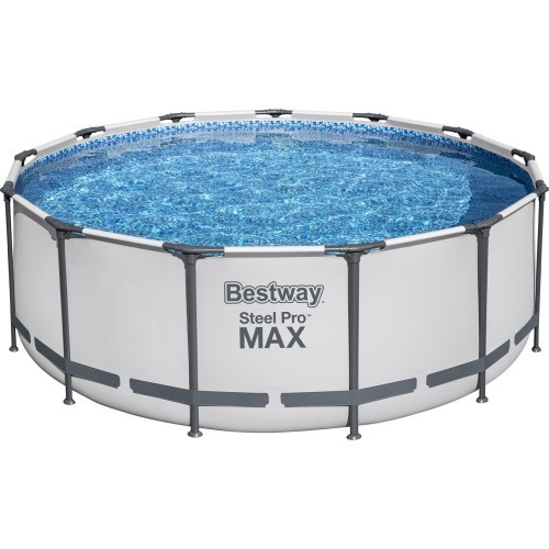 Набор для бассейна Bestway Steel Pro Max 396 серый