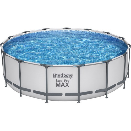 Набор для бассейна Bestway Steel Pro Max 457 серый