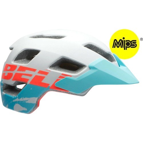 Cycling Helmet BELL Rush Mips, S (52-56cm), White/Blue