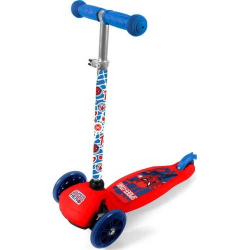 Scooter For Children Dvirtex Spiderman, Blue/Red