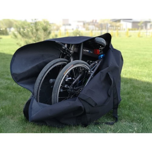 Sulankstomo dviračio krepšys Dvirtex 20", Black