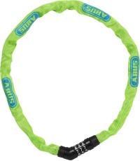 Bicycle Lock ABUS 4804C/75, Chain, 750mm, With Code, Green