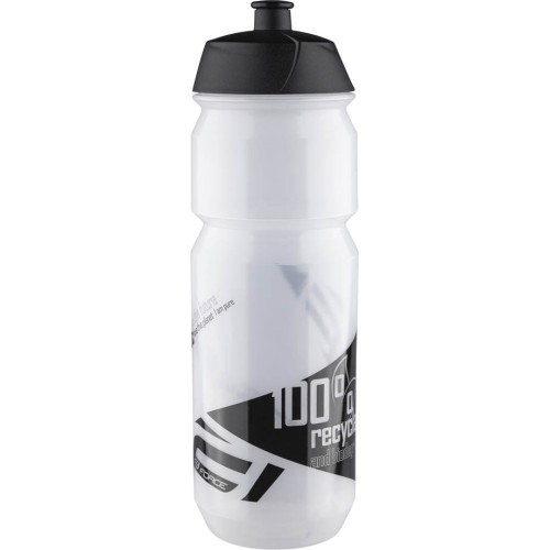 Water Bottle FORCE BIO, Transparent/Black, 750ml