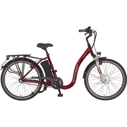 Elektrinis dviratis Didi Thurau 26", dydis 18.5" (47cm), 250 vatų, raudonas