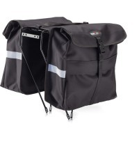 Dviračio krepšiai ant bagažinės Dvirtex, 32x15x45cm, juodi
