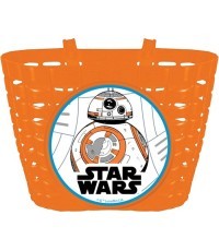 Dviračio krepšys ant vairo BONIN Star Wars, oranžinis, plastikinis