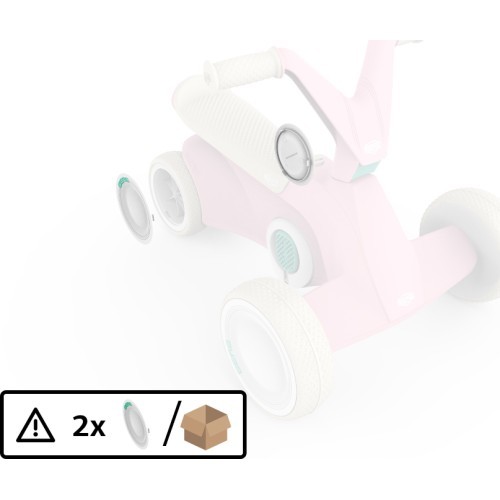 BERG GO² Pink - Rear Wheel Cover (2x)