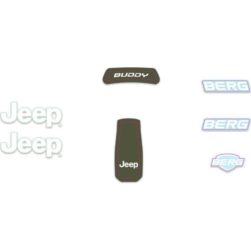 Buddy 2.0 - Sticker set Jeep