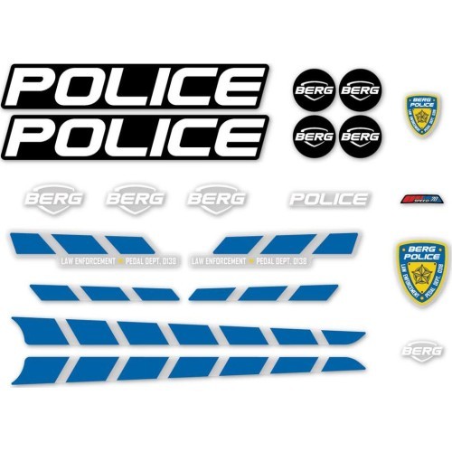 Buzzy - Sticker set Police