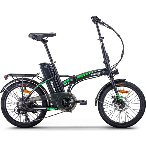 Electric Bike Beaster BS113B, 250W, 36V, 7.5Ah, Black, Foldable