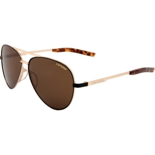 Солнцезащитные очки Tifosi Shwae Midnight Gold, коричневые, с УФ-защитой