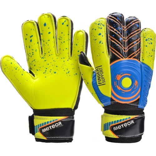 Goalkeeper gloves meteor defence 4 yellow - Yellow