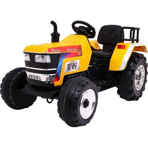 Traktoriaus transporto priemonė BLAIZN BW geltonos spalvos