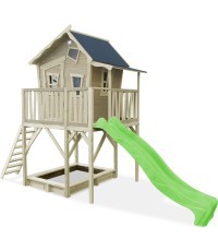 "EXIT Crooky 750" medinis žaidimų namelis - pilkai smėlio spalvos