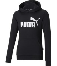 Puma Džemperis Paaugliams Ess Logo Hoodie Black 587030 01