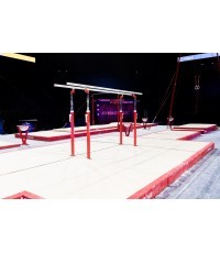 SET OF LANDING MATS FOR COMPETITION PARALLEL BARS - 43 m² - FIG Approved