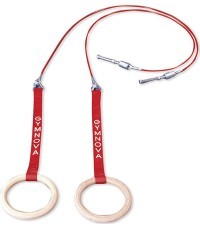 PAIR OF RINGS + CABLES FOR COMPETITION RING FRAME REF. 3700