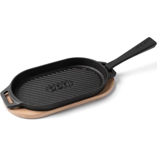 Corrugated cast iron frying pan Ooni Grizzler