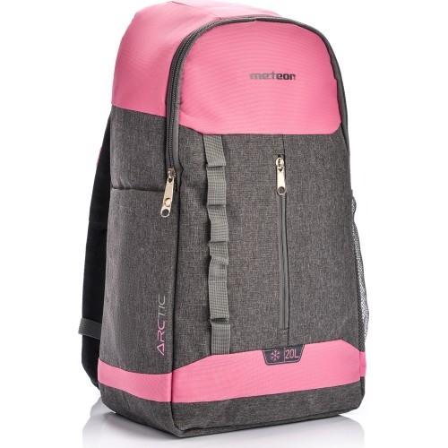 Cooler backpack  arctic - Pink/gray melange