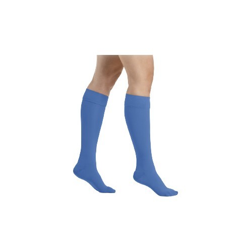 Mėlynos spalvos 1 k.k. kojinės iki kelių moterims MAGIC COLORS by Sigvaris - XS