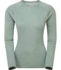 Moteriški marškinėliai Montane Dart Long Sleeve - Clover