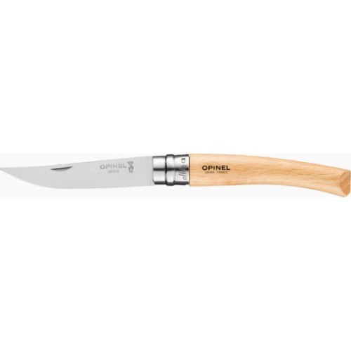 Opinel pocket knife with thin blade No.8 Beech handle