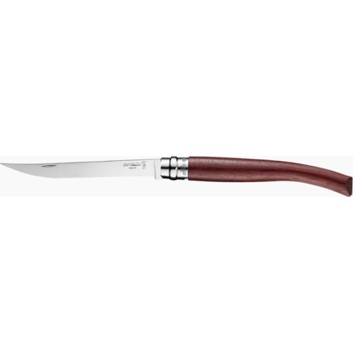 Opinel pocket knife with thin blade No.12 African coralwood handle