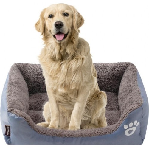 Лежак для собак XL - серый