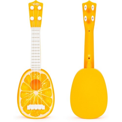 Ukulele guitar for kids four strings orange
